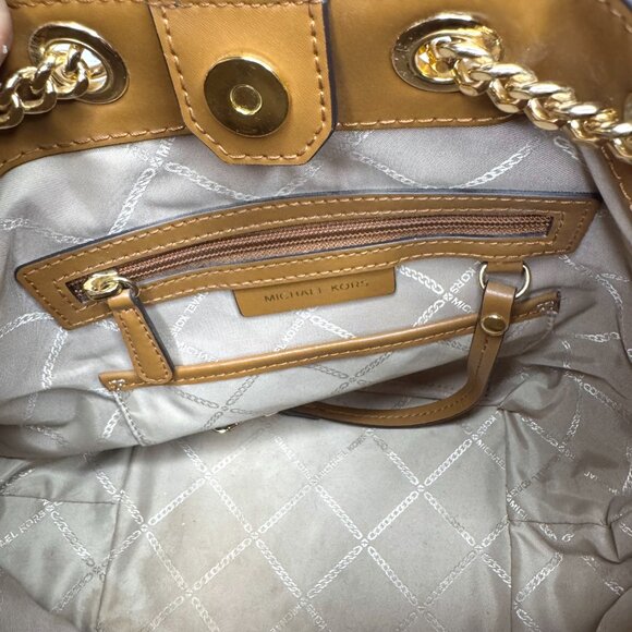 Michael Kors MK 'Alanis' Tote Purse | Brown | Medium - Picture 5 of 8
